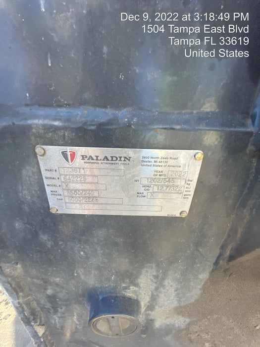 2022 PALADIN UTILITY GRAPPLE 11876-0022