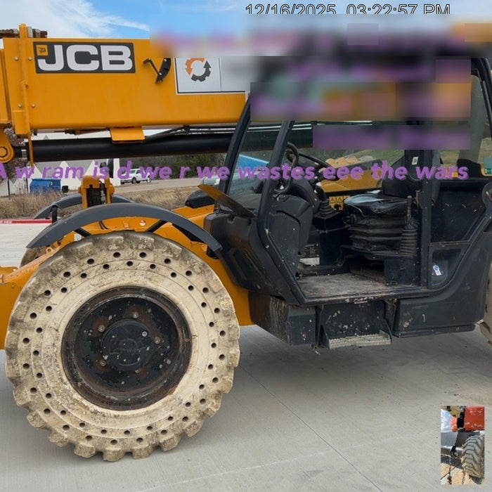 2020 JCB 510-56 Canopy, Solid Tires, Work Lights, Beacon, Aux Hydraulics, Back up Alarm, Lifting Eye, ES Decals