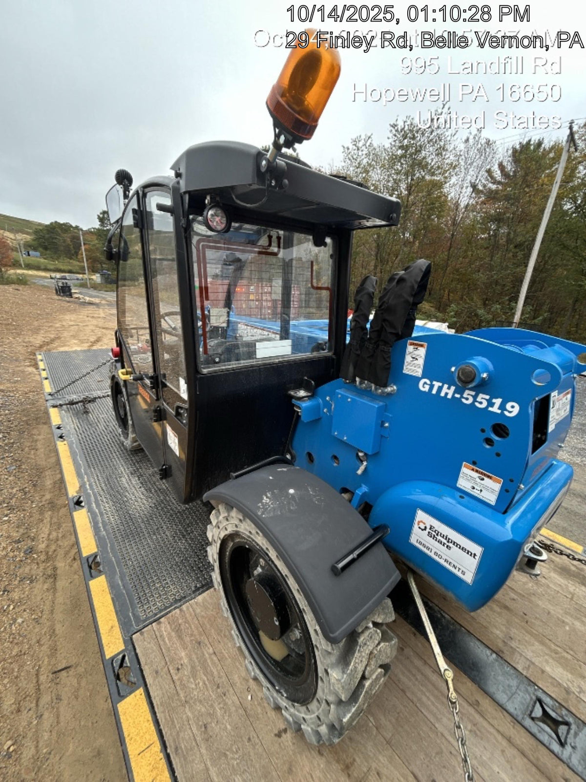 2024 Genie GTH-5519 74Hp Dsl, Cab/Heat/Air, Solid Tires, LED WL, T3 + Access Control