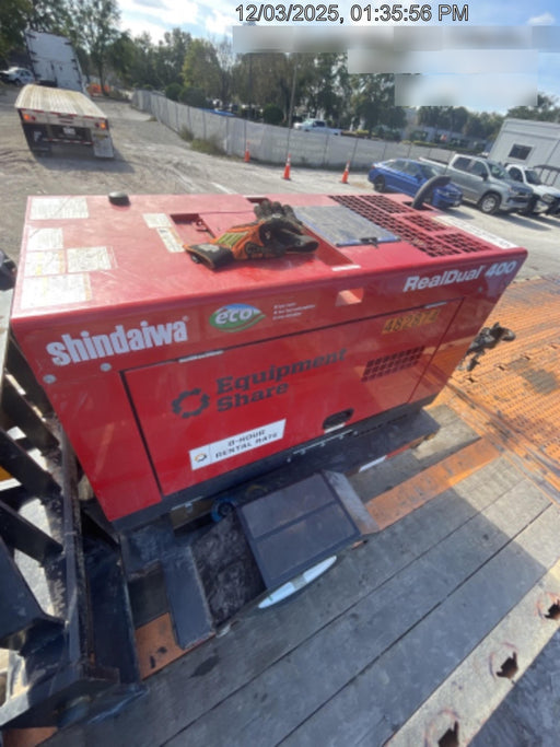 2024 Shindaiwa DGW400DML Kubota D902 Engine, 23 HP, Dual Op Welder, Wire, Arc, Droop Stick, Tig, and CC Stick Functionality, Simulphase, 3 Phase and 1 Phase Gen Output, Single Axle NB Trlr, Slr Trckl Chrg 12V 12W, Fire Ext, T3