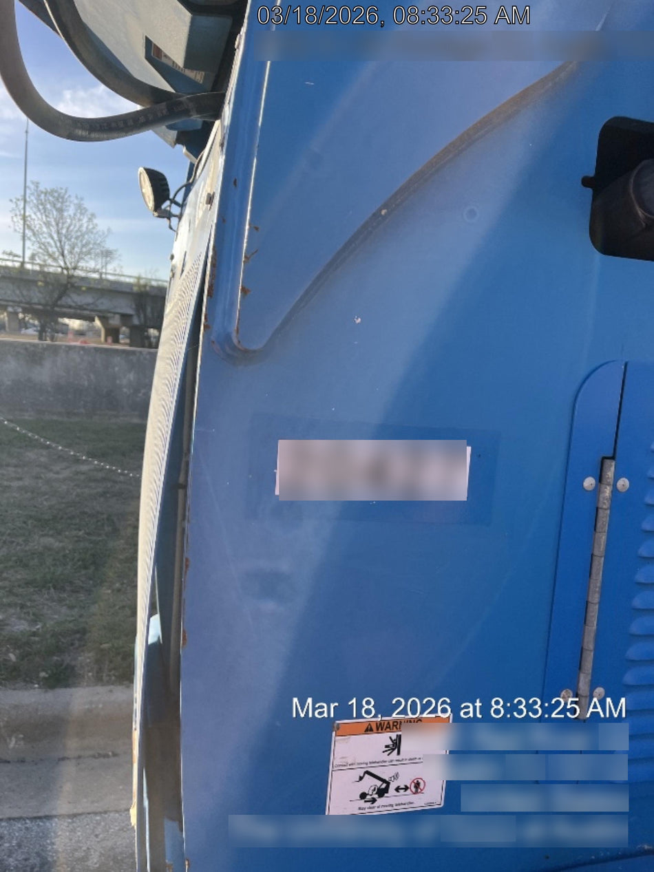 2018 Genie GTH-1056 Genie GTH-1056 w/ROPS, Work Lights, Solid Tires, RH Cab Mesh, Beacon, 60" Carriage and Forks