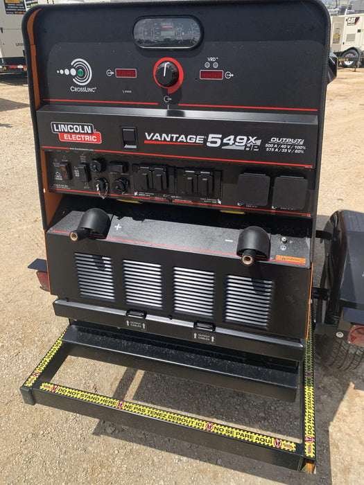 2021 Lincoln Electric Vantage 549X Ready Pak 3, ORANGE (includes trailer, cable rack, fender light kit)