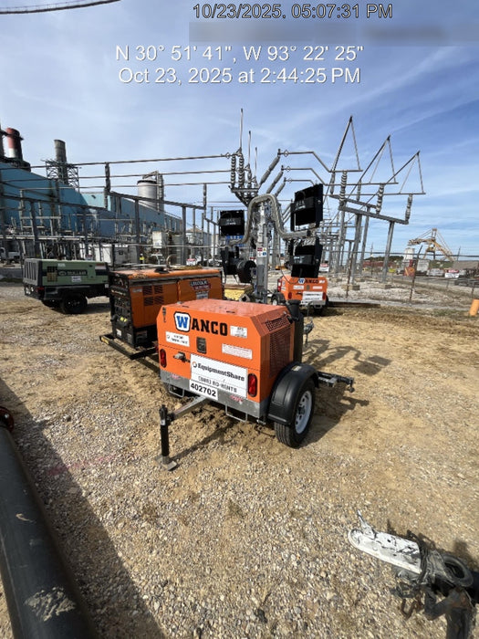 2024 Wanco WLTT-4MM4K Diesel, Deep Sea Controller, Shore Power Plug, Auto Start, (4) 350W LED Floodlights, 4kW Generator, 60 Gal Fuel Tank, 2" Ball, T3