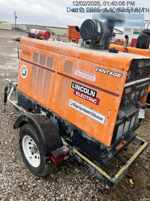 2021 Lincoln Electric Vantage 549X Ready Pak 3, ORANGE (includes trailer, cable rack, fender light kit)