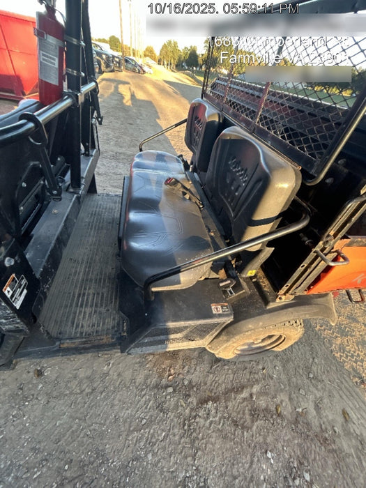 2022 Kubota RTV-X1140W-H Plastic Canopy, Windshield Acrylic Clear, LED Strobe Light, Wire Harness Kit, Back up Alarm