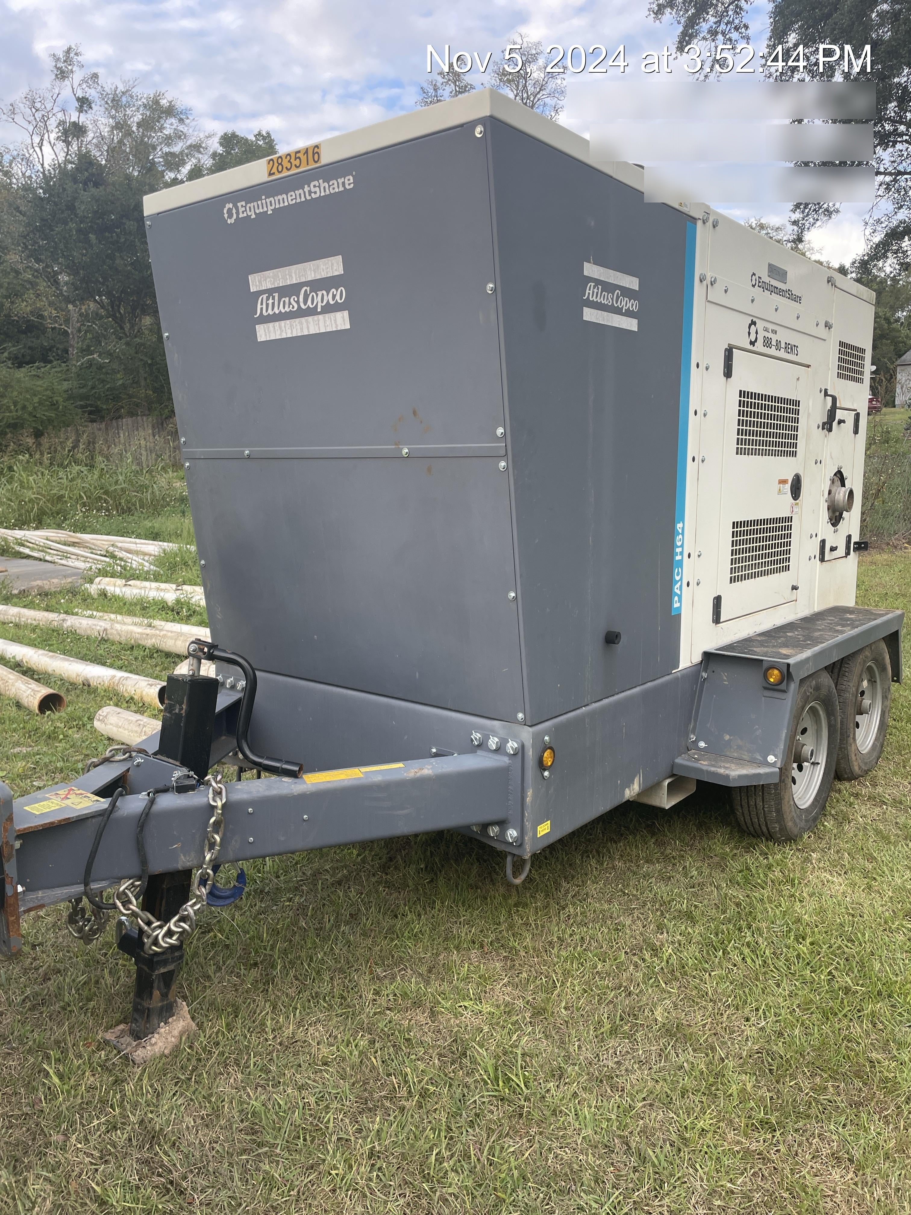 2022 ATLAS COPCO PAC H64 JD-S
