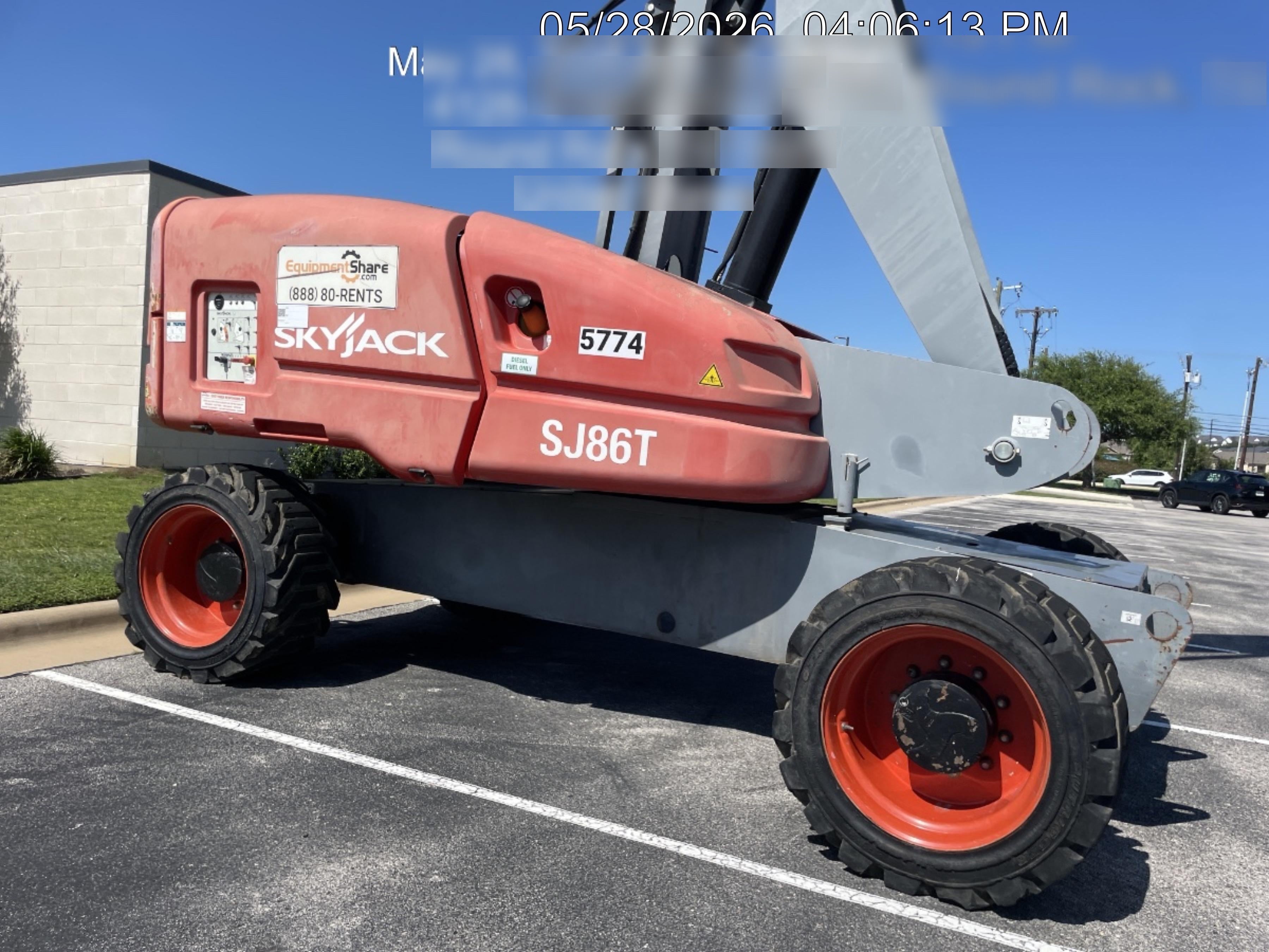 2017 SKYJACK SJ86T
