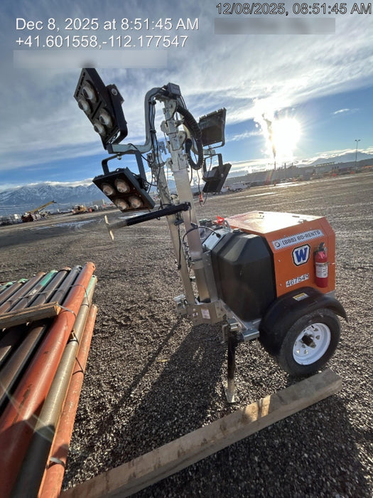 2024 Wanco WLTT-4MM4K Diesel, Deep Sea Controller, Shore Power Plug, Auto Start, (4) 350W LED Floodlights, 4kW Generator, 60 Gal Fuel Tank, 2" Ball, T3