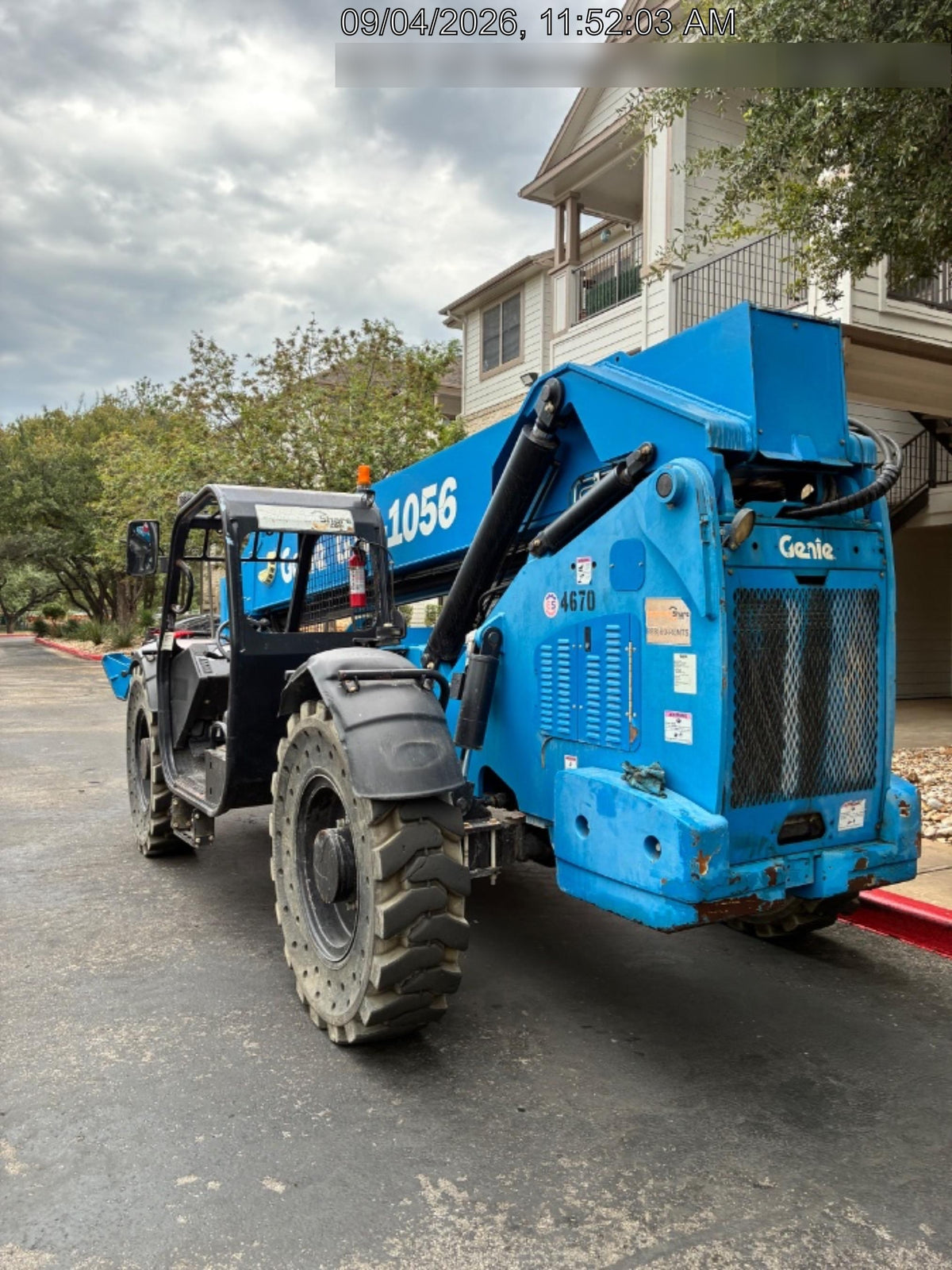 2017 Genie GTH-1056 Genie GTH1056, Solid Tires, 60" carriage, Light Kit, Open ROPS