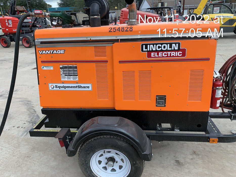2022 Lincoln Electric Vantage 549X Crosslink Technology, Trailer Mounted, ES Decals, T3
