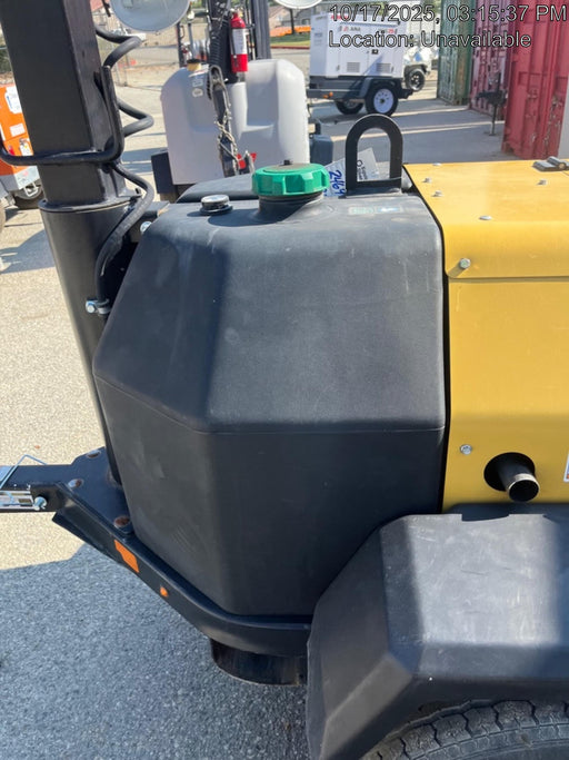 2022 Allmand NLV3GR (4) LED Light Fixture 350W, 23' Vertical Mast, 3kW Prime, Towable, ES Decals, T3