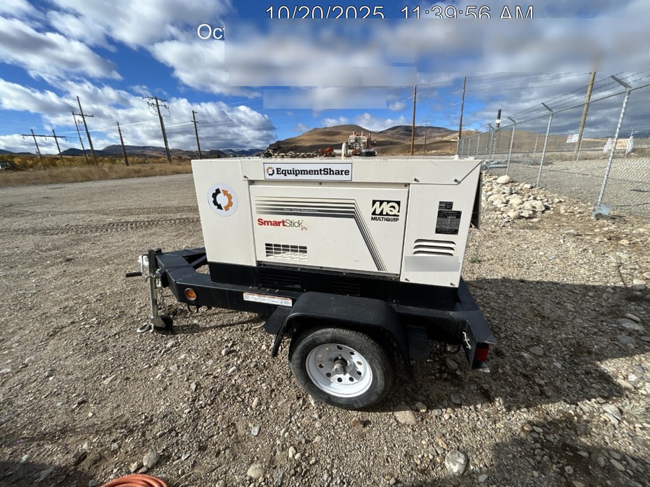 2020 Multiquip DLW400ESA4 400 amp Welder, 14kW, 120/240V, T4F Kubota, Trailer