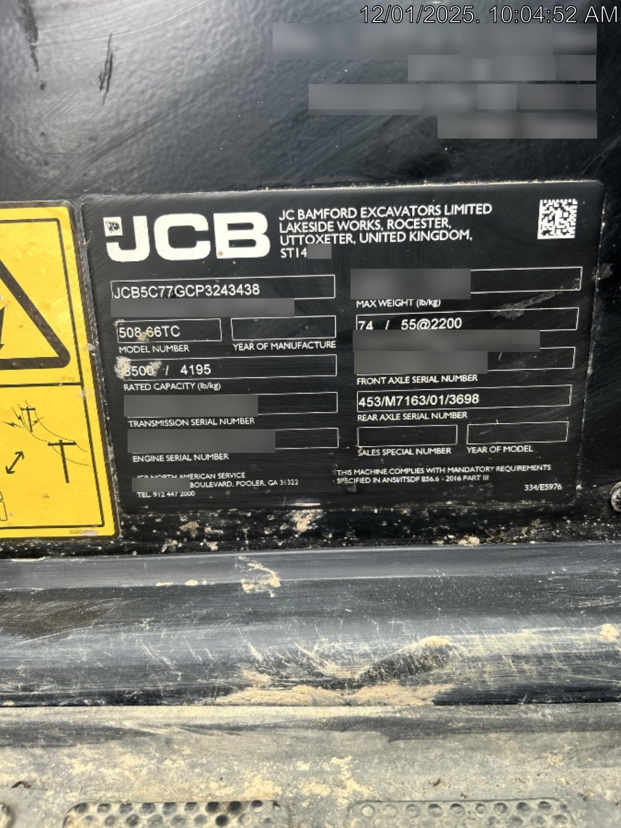 2023 JCB 508-66TC