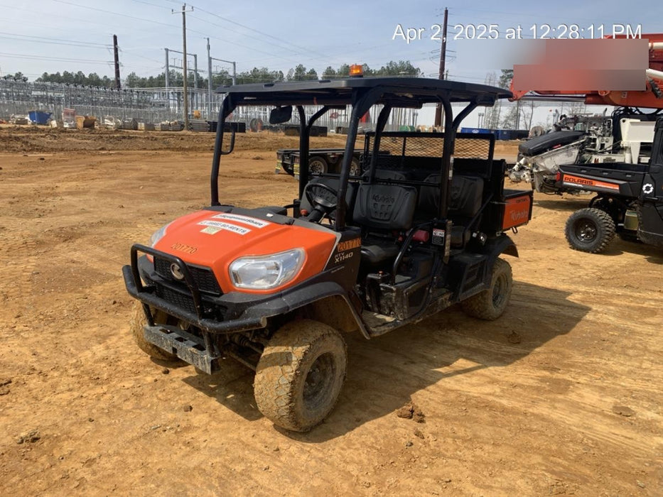 2022 Kubota RTV-X1140W-H Plastic Canopy, Windshield Acrylic Clear, LED Strobe Light, Wire Harness Kit, Back up Alarm