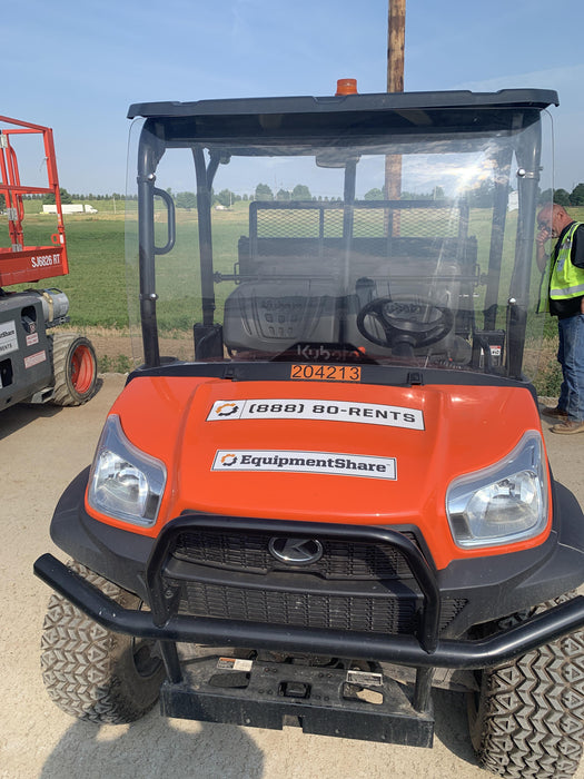 2022 Kubota RTV-X1140W-H Plastic Canopy, Windshield Acrylic Clear, LED Strobe Light, Wire Harness Kit, Back up Alarm