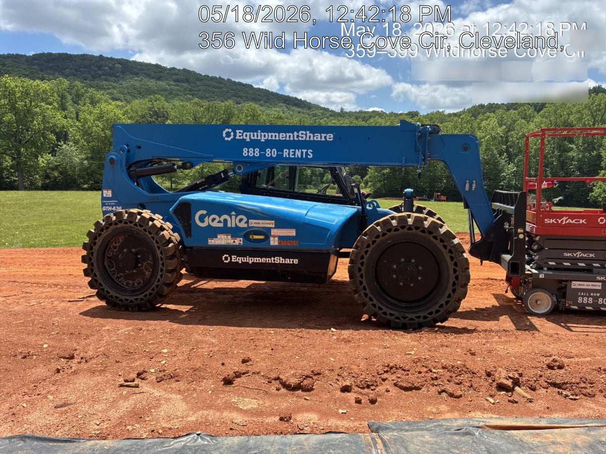2024 Genie GTH-636 74Hp Dsl, Cab/Heat/Air, Sld Tires, LED WL, Bcn, L Hook, T3 + Access Control,