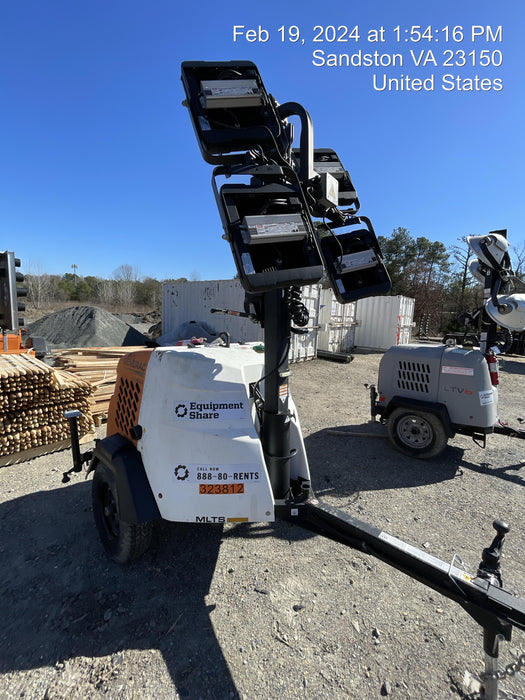 2023 Generac MLT2 Diesel, Flex Switch 120V Input, Powerzone Controller, (4) 320W LED Lights, 4kW Generator, 39.9 Gal Fuel Tank, 2" Ball, T3