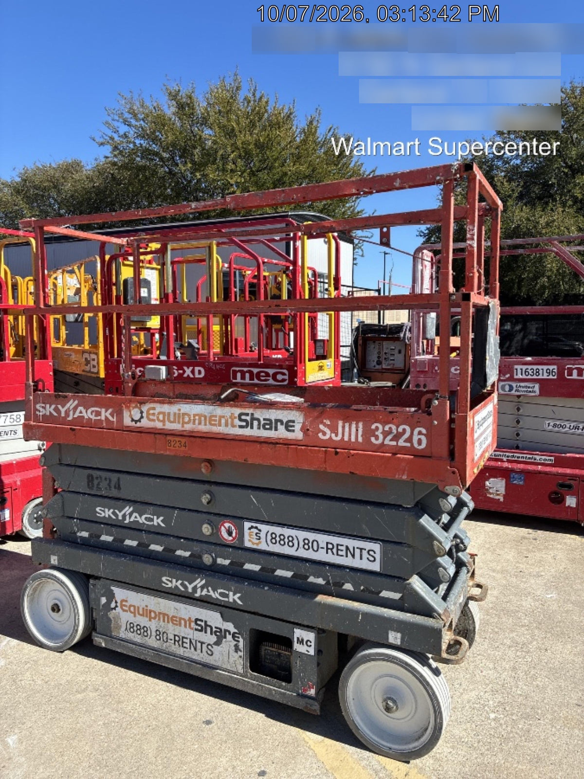 2018 Skyjack SJIII-3226 Skyjack SJIII3226 Scissor Lift w/Trojan Batteries