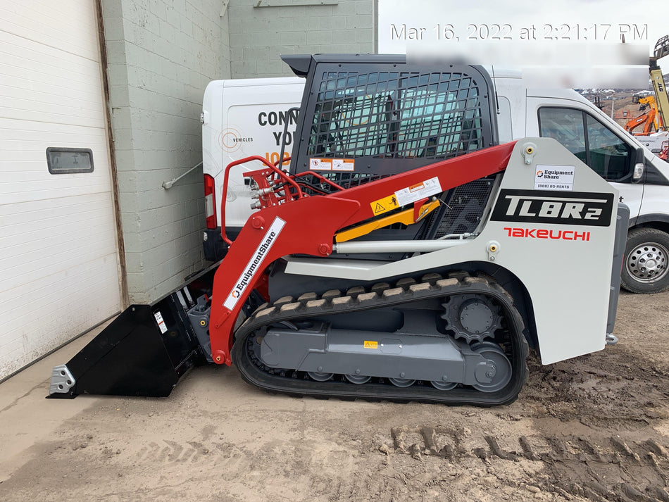 2022 Takeuchi TL8R2-CR 74hp Kubota Diesel, Cab/Heat/Air, Rubber Tracks, Hydraulic QC