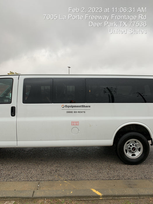 2023 GMC Savana 3500 - Rental