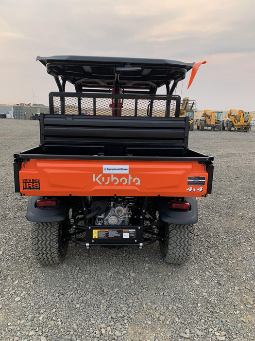 2022 Kubota RTV-X1140W-H Plastic Canopy, Windshield Acrylic Clear, LED Strobe Light, Wire Harness Kit, Back up Alarm