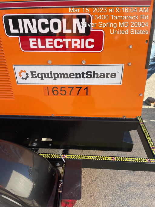 2021 Lincoln Electric Vantage 549X Ready Pak 3, ORANGE (includes trailer, cable rack, fender light kit)