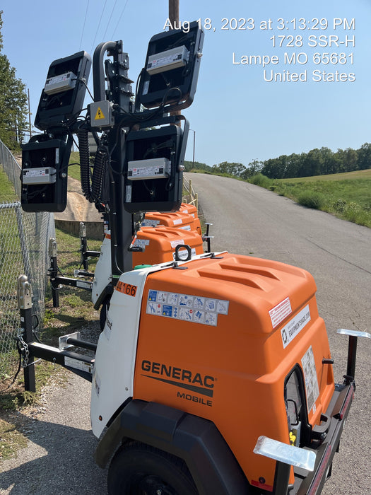 2023 Generac MLT2 Diesel, Flex Switch 120V Input, Powerzone Controller, (4) 320W LED Lights, 4kW Generator, 39.9 Gal Fuel Tank, 2" Ball, T3