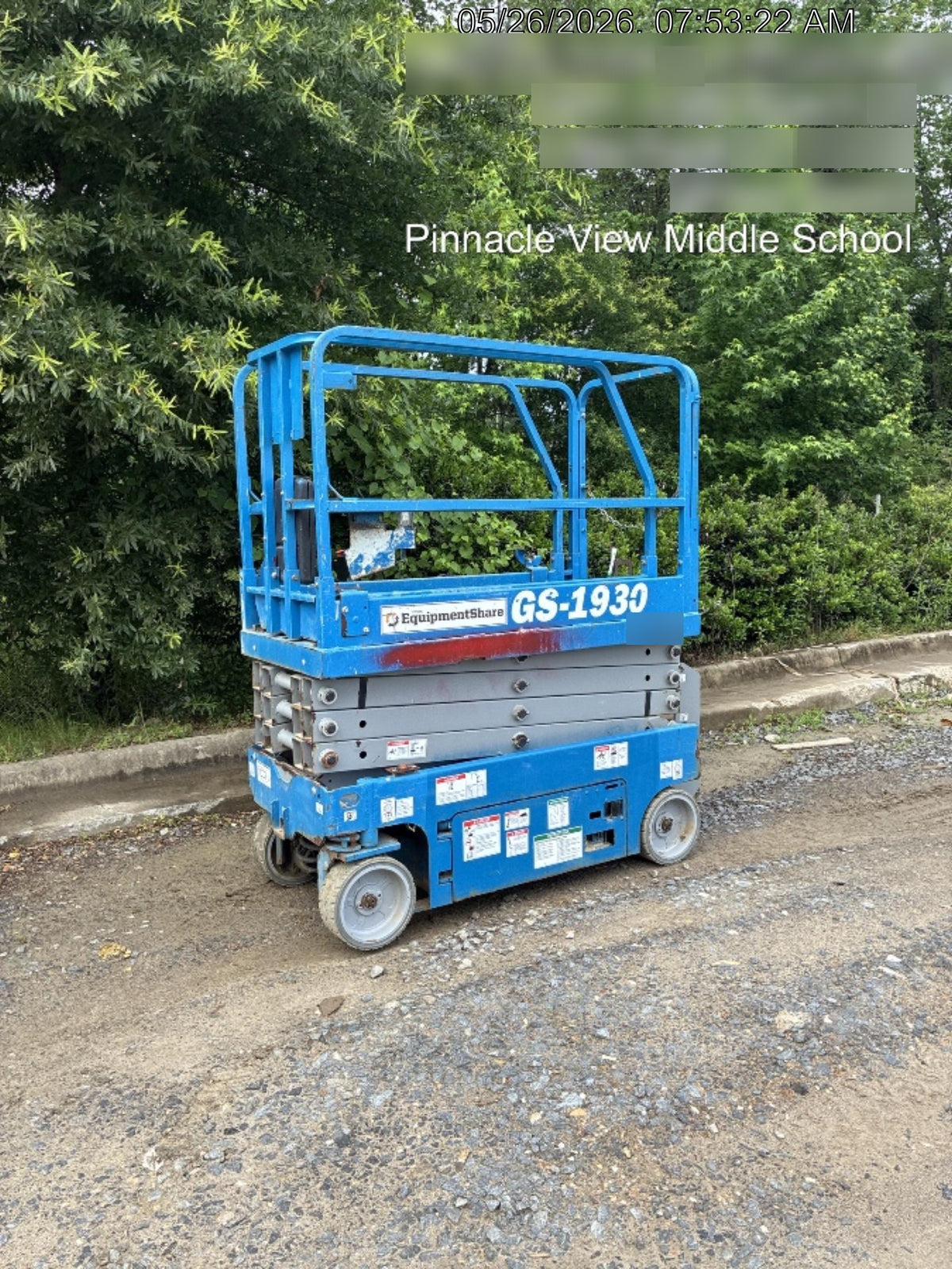 2018 Genie GS-1930 Genie GS-1930 Scissor Lift w/Standard Options