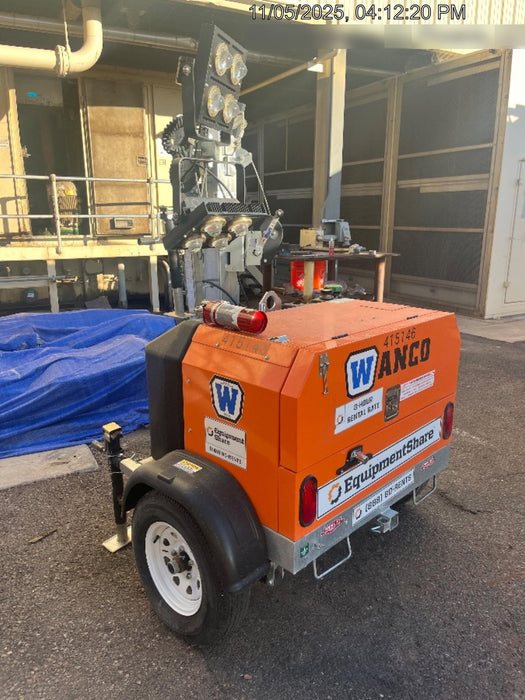 2024 Wanco WLTT-4MM4K Diesel, Deep Sea Controller, Shore Power Plug, Auto Start, (4) 350W LED Floodlights, 4kW Generator, 60 Gal Fuel Tank, 2" Ball, T3