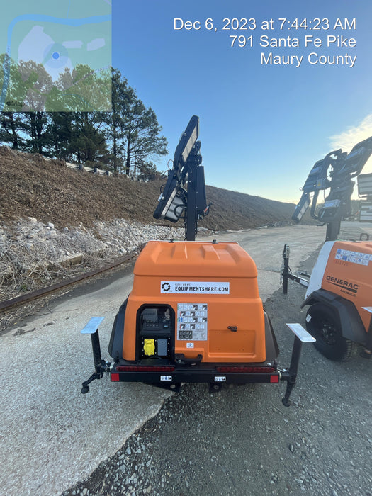 2023 Generac MLT2 Diesel, Flex Switch 120V Input, Powerzone Controller, 
(4) 320W LED Lights, 4kW Generator, 39.9 Gal Fuel Tank, 2" Ball, T3