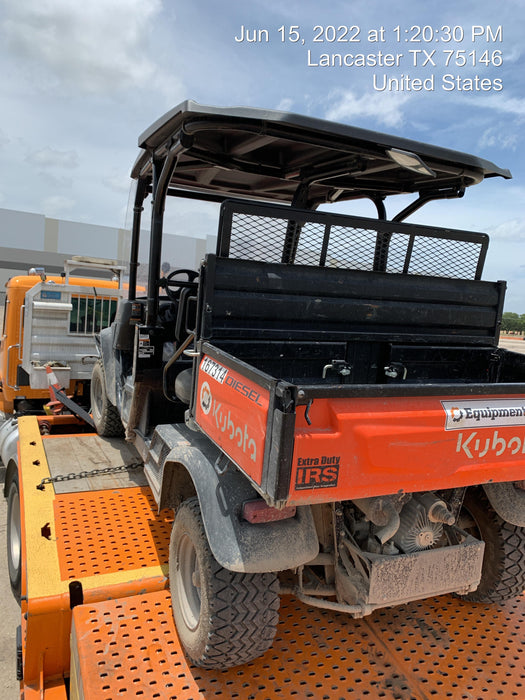 2021 Kubota RTV-X1140W-H Plastic Canopy, Windshield Acrylic Clear, LED Strobe Light, Wire Harness Kit, Back up Alarm