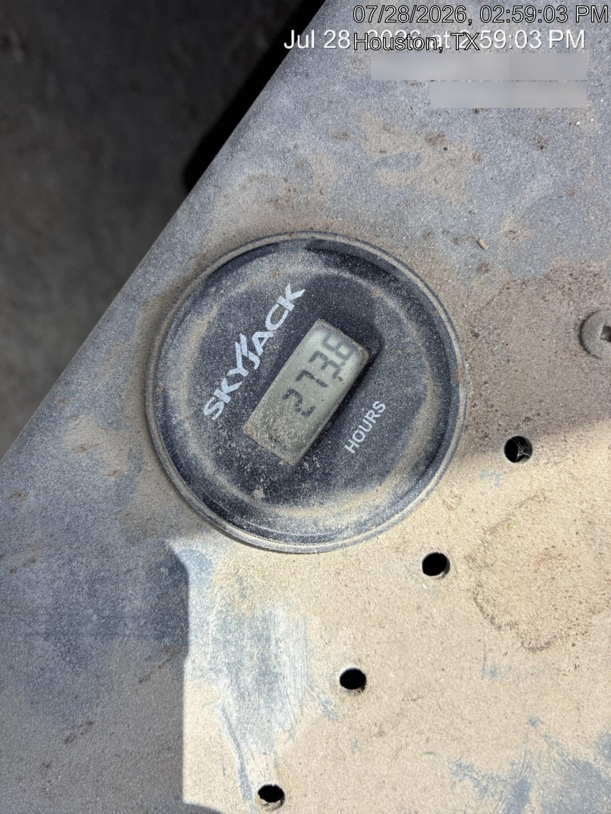 2019 Skyjack SJIII-3219 Standard Options