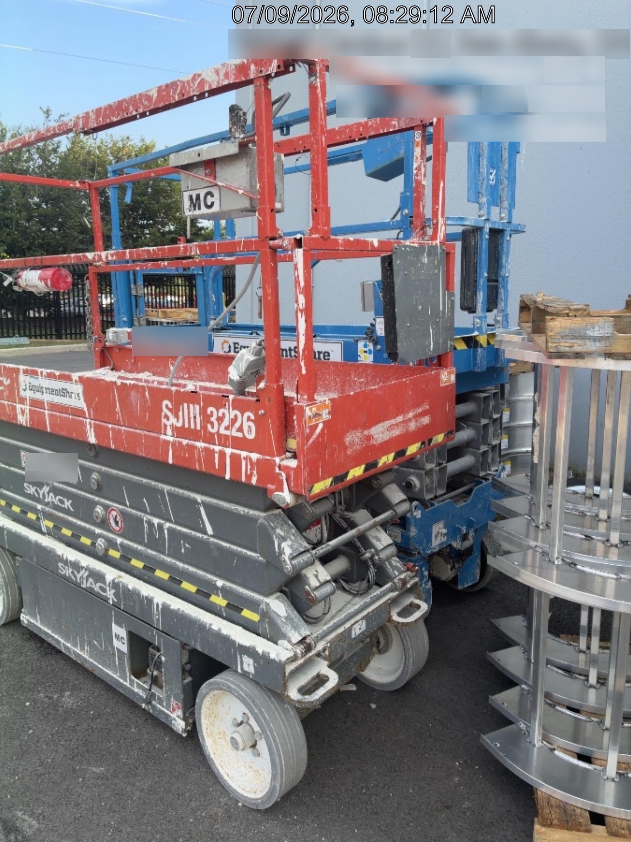2017 Skyjack SJIII-3226 Standard Rental Specs