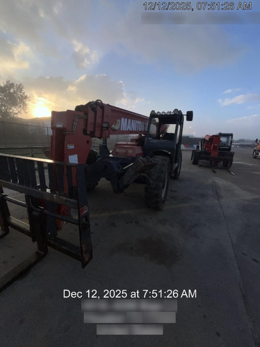 2018 Manitou MTA10055 Manitou MTA 10055 w/Open ROPS, Work Lights/Strobe, Aux Hyd, Solid Tires, Lift Hook, 66" Carriage, 60" Forks