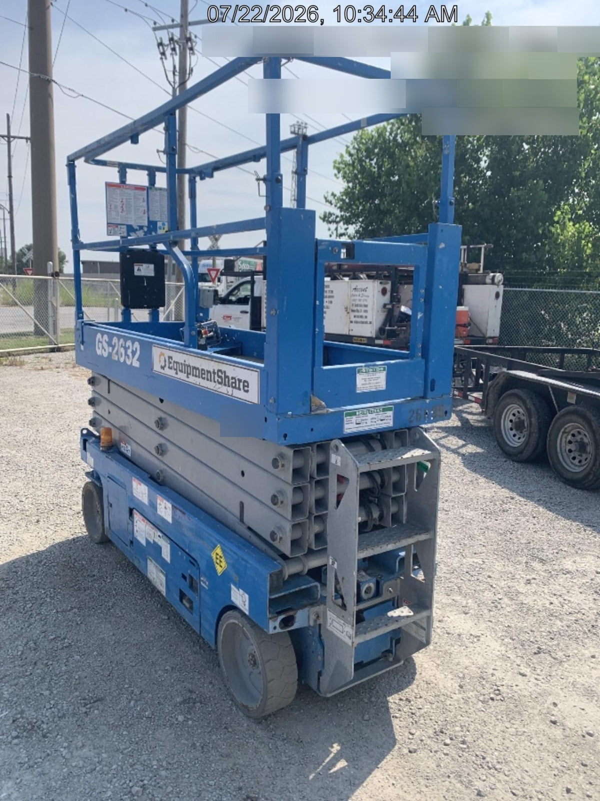 2019 Genie GS-2632 Folding Rails, Swing Gate, EE Rated
