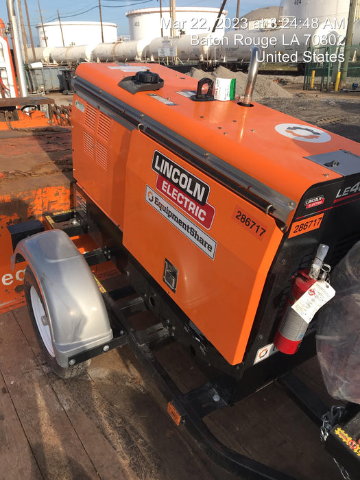 2022 Lincoln Electric LE400 Kubota V1505, Trlr, Cable Rack, Light Kit, ES Decals, T3