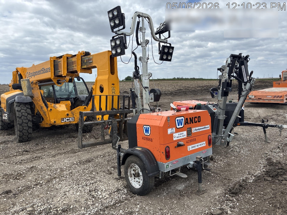 2024 Wanco WLTT-4MM4K Diesel, Deep Sea Controller, Shore Power Plug, Auto Start, (4) 350W LED Floodlights, 4kW Generator, 60 Gal Fuel Tank, 2" Ball, T3