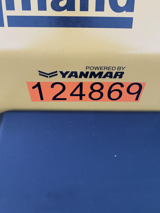 2020 Allmand NLV3GR (4) LED Light Fixture 350W, 23' Vertical Mast, 3kW Prime, Towable, Deep Sea L401, Leveling Jacks, Yanmar T4F 5.8hp