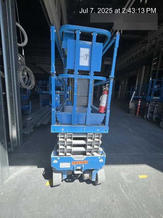 2020 Genie GS-1930 Solid Non Marking Tires, Beacon, Folding rails with half height swing gate, 800W Inverter