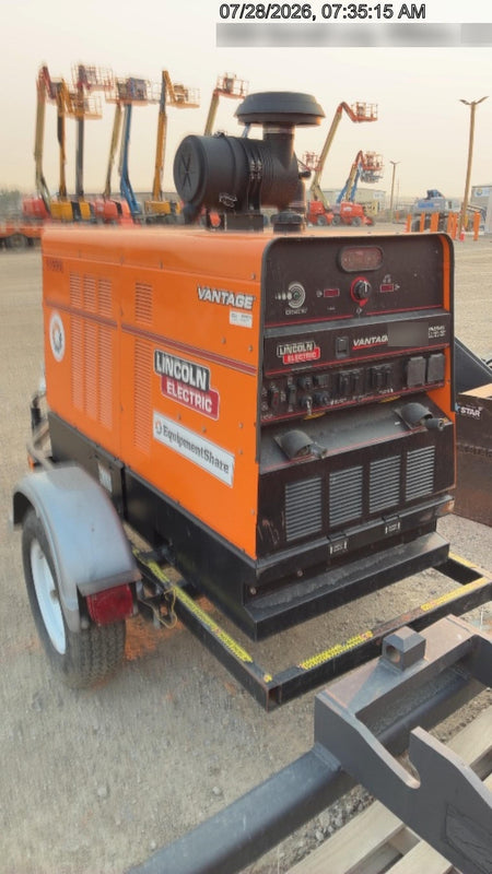 2023 Lincoln Electric Vantage 549X Crosslink Technology, Trailer Mounted, ES Decals, T3