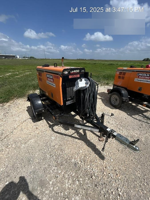 2022 Lincoln Electric LE400 Kubota V1505, Trlr, Cable Rack, Light Kit, ES Decals, T3