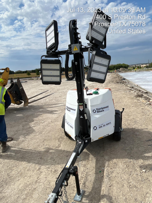 2023 Generac MLT2 Diesel, Flex Switch 120V Input, Powerzone Controller, (4) 320W LED Lights, 4kW Generator, 39.9 Gal Fuel Tank, 2" Ball, T3