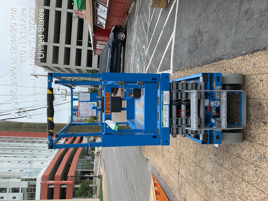 2020 Genie GS-1930 Solid Non Marking Tires, Beacon, Folding rails with half height swing gate