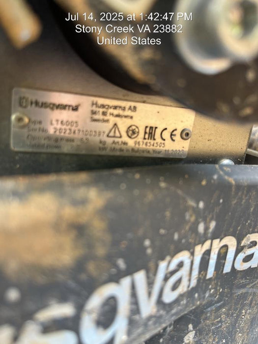 2024 HUSQVARNA LT6005