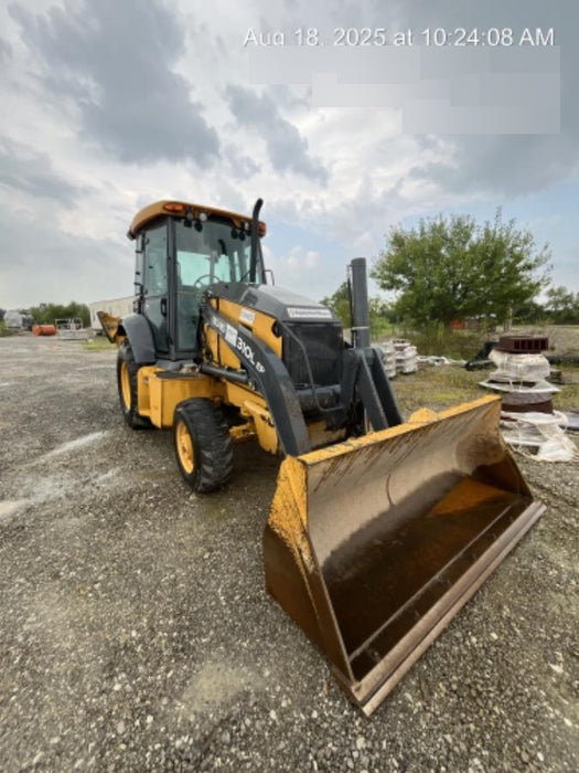 2020 John Deere 310LEP Cab/Heat/Air, 4WD, Standard Stick, Pilot Controls, 2 Way Hydraulics, TAG Manual QC
