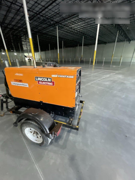 2021 Lincoln Electric Vantage 322 Vantage 322 Ready Pak 3 w/ Telematics & Decals, ORANGE (includes trailer, cable rack, fender light kit)