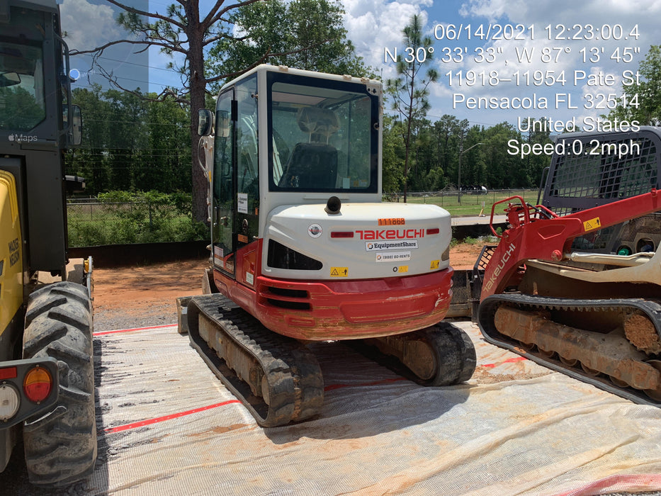 2020 Takeuchi TB250-2C Cab/Heat/Air, Rubber Tracks, Manual TAG QC
