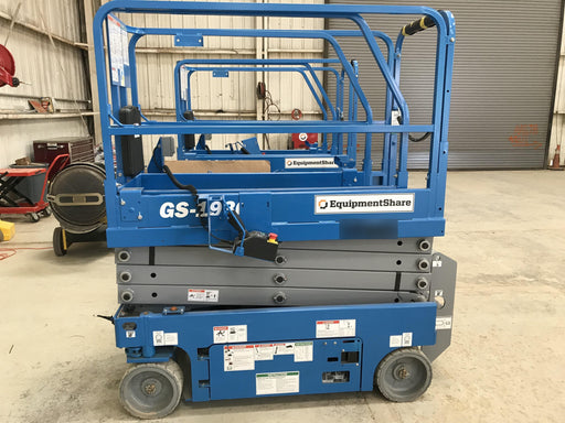 2019 Genie GS-1930 Fixed Rails with Chain Entry