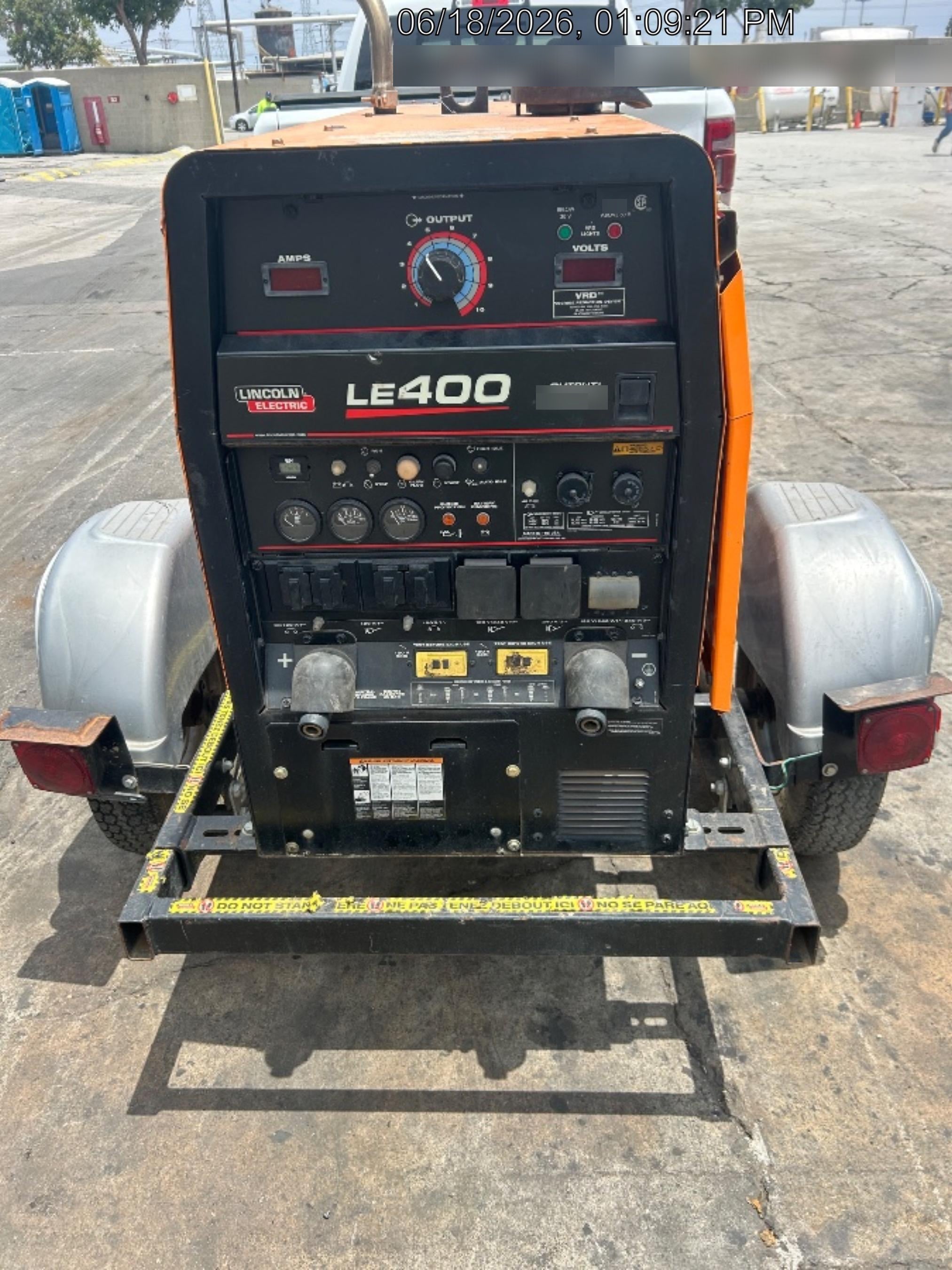 2022 Lincoln Electric LE400 Kubota V1505, Trlr, Cable Rack, Light Kit, ES Decals, T3
