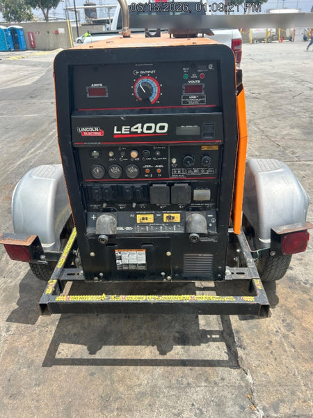 2022 Lincoln Electric LE400 Kubota V1505, Trlr, Cable Rack, Light Kit, ES Decals, T3